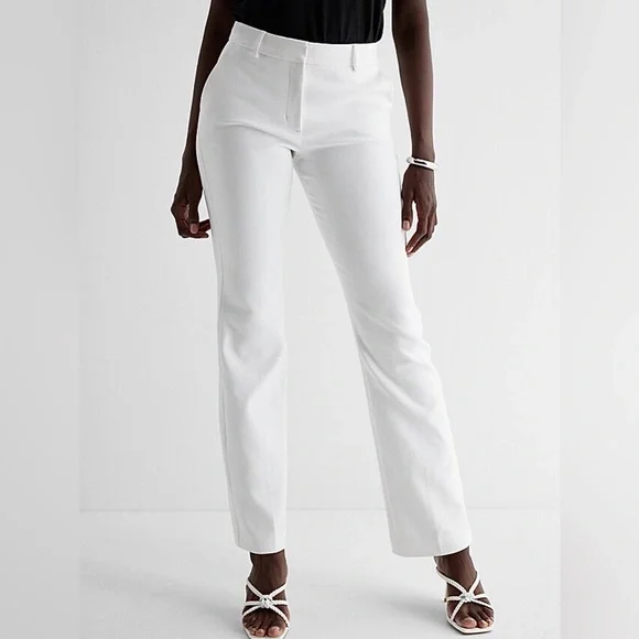Express Editor Mid Rise Bootcut Pant Size 4R - Picture 2 of 10